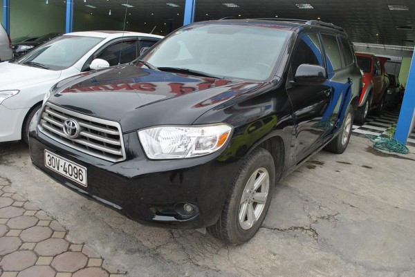 Toyota Highlander 2009 màu đen, nhập khẩu nguyên chiếc